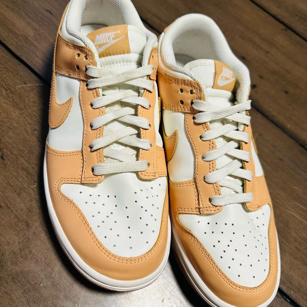 Nike Women’s Peach and White Sneakers